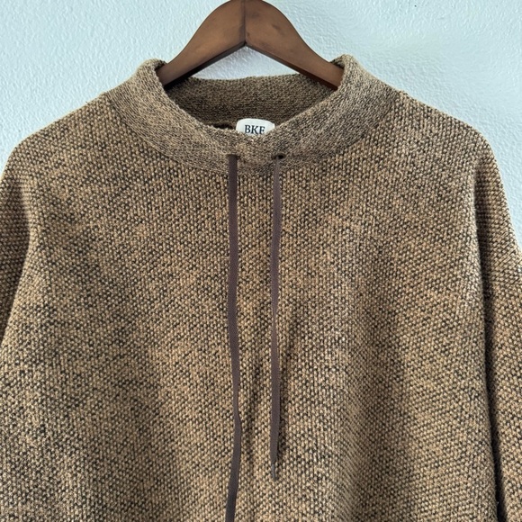 Buckle BKE Pullover Sweater Mock Neck French Terry Balloon Sleeve Academia Small - Picture 9 of 16